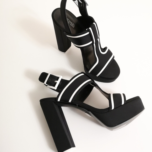 Michael Kors Shoes - Michael Kors Contrast-Trim Scuba Platform Sandal